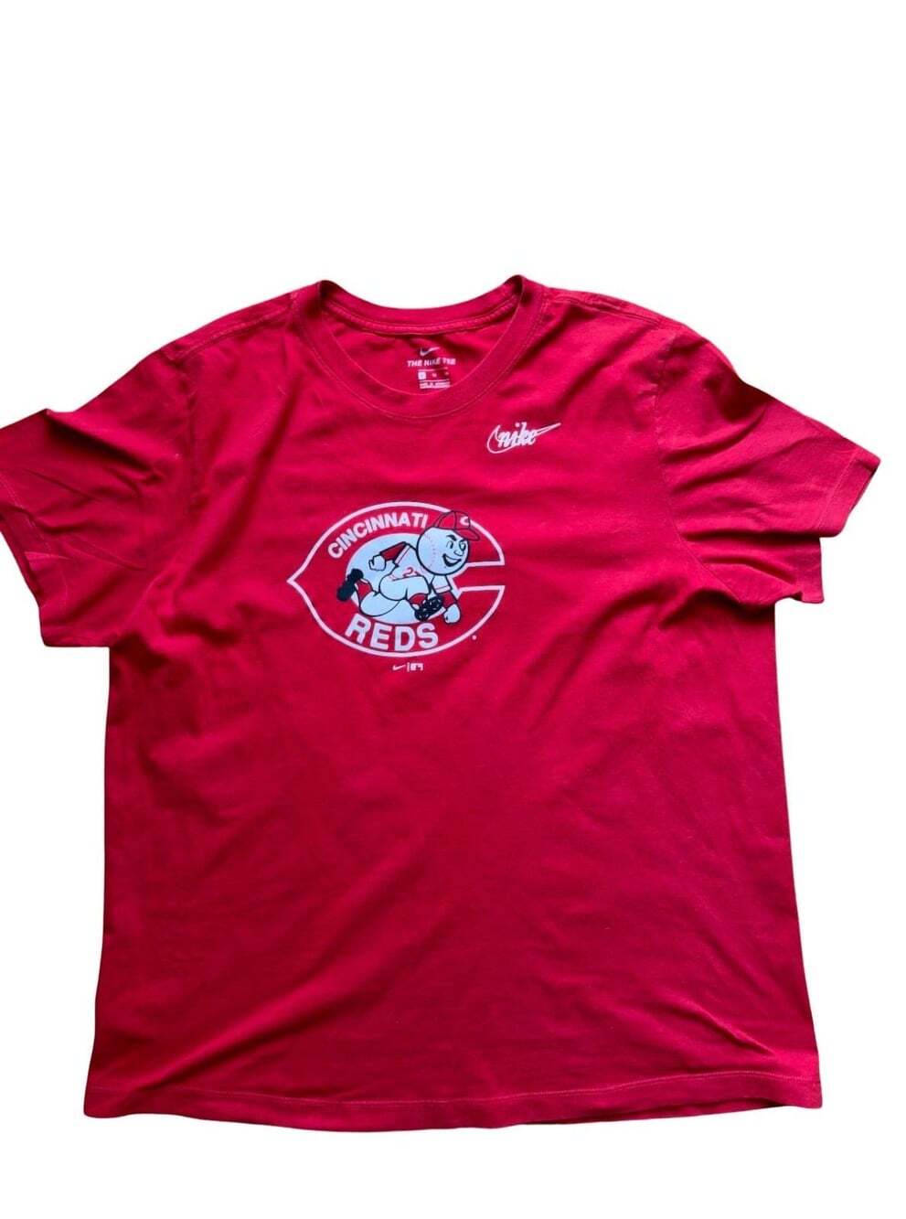 Nike Cincinnati Reds T Shirt Mens XL Red MLB Baseball Logo Graphic Tee